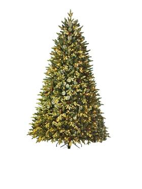 5286135 Holiday Living 7.5-ft Hayden Pine Pre-lit Artificial Christmas Tree Led Lights