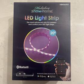 1003182093 Holiday Show Home Showhome App Mini 20 Led Light Strip Mulitcolor Nib Christmas Halloween