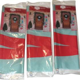 Holiday Time 018697925148 Lot 3 Fa La Snowman Hanging Banners Christmas Door Decor 14 Inch 72