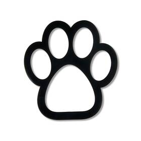 Holiday Time 018697990757 Paw Magnetic 3-in-1 Stocking Wreath Ornament Black Xmas 5 Inch Dog Cat