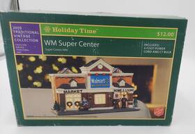 Holiday Time 049696268325 2009 Walmart Super Center Christmas Village Lighted Salvation Army