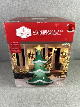 Holiday Time 191245835219 Inflatable 7-ft Christmas Tree Ornaments