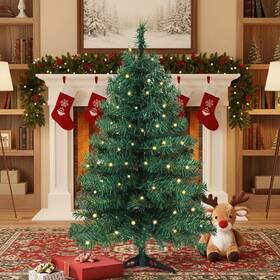 Holiday Time 195546000338 3ft Ft Clear Lights Led Pre-lit Winston Pine Green Artificial Christmas Tree New