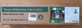 Holiday Time 195546000512 4 Foot Pre-lit Indiana Spruce Christmas Tree Led Color Changing