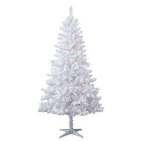 Holiday Time 195546000611 6.5ft Pre-lit White Madison Pine Christmas Tree Color-changing Multi Lights