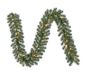 Holiday Time 195546008105 New Pre-lit Napa Artificial Christmas Garland Led Lights 9 Ft Lot 3