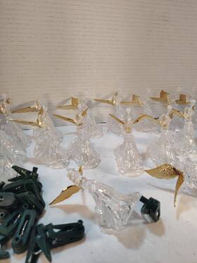 Holiday Time 605388576033 Vintage 20 Fancy Light Sets Angels Christmas No String