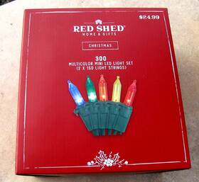 66-086 Holiday Time 300 Multicolor Mini Lights Bulbs Green Wire Christmas String D Cor