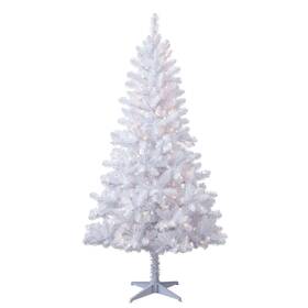 Holiday Time 680358193717 Madison Pine 6.5ft Pre-lit White Artificial Christmas Tree With 250