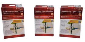 Holiday Time 681884556298 Christmas Light Clips Simple Living Mini Suction Cup 20 Count Times 3 New