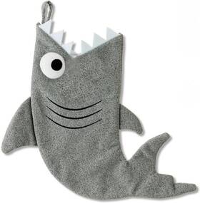 Holiday Time 681884615889 New Gray Shark Christmas Stocking With Teeth - 19 In X 14