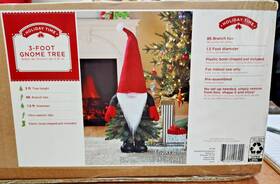 Holiday Time 685024425123 Gnome 3 Foot Artificial Christmas Tree