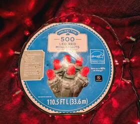 72-345 Holiday Time 500 Count Red Led Dome Xmas String Lights Green Wire Tested Working