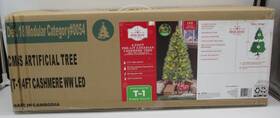 Holiday Time 764878203887 4-foot Pre-lit Canadian Cashmere Tree Christmas