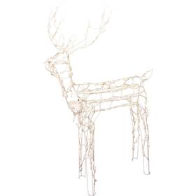 79-249 Holiday Time Animated 3-d Wire Standing Buck Reindeer Lighted And Moving Christmas Yard D