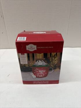 886148 Holiday Time 4.5 Ft Sftmores Spa Mug Christmas Airblown Inflatable