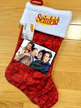 A22798 Holiday Time Nwt Seinfeld Tv Show - 17 In Christmas Stocking New