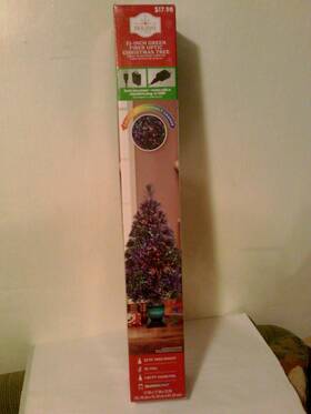 F32xa05a Holiday Time 32 Inch Green Fiber Optic Christmas Tree Colors Continuously Change