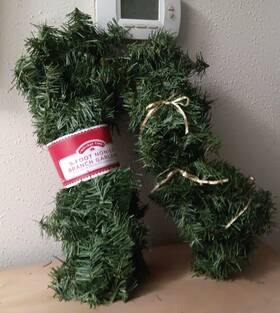 Gt90ab006x06 Holiday Time Two 9-foot Non-lit Artificial Christmas Branch Garland Brand New Unused