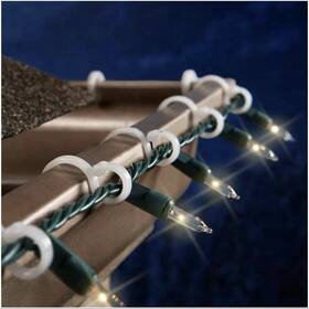 345-377 Home Accents Christmas Lights Gutter Hooks Holiday 100 Count Indoor /outdoor Gutters Lighting