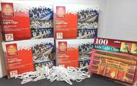 Home Accents 681884216420 400 Christmas Light Clips Shingles Or Gutters Mini Rope Led Icicle C7 C9