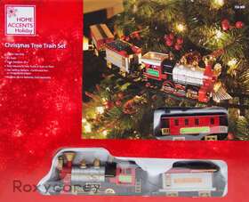 5523018 Home Accents Holiday Christmas Tree Train Set 9 Ft Track Nib