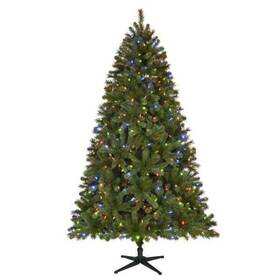 Tg76m3baqd00 Home Accents Holiday 7.5 Ft Pre-lighted Christmas Tree 273009 Wesle
