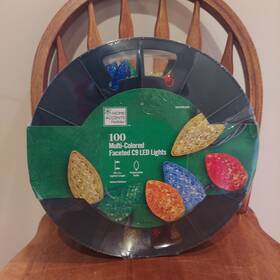 Ty2881115mss Home Accents Holiday Christmas Led 100-lights Smooth C9 Multi-spool Super Bright