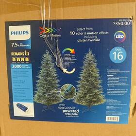 Home Collection 840092516917 7.5 Ft Full Viral Phillips Starry Twinkle Balsam Fir Christmas Tree Tik Tok 2200