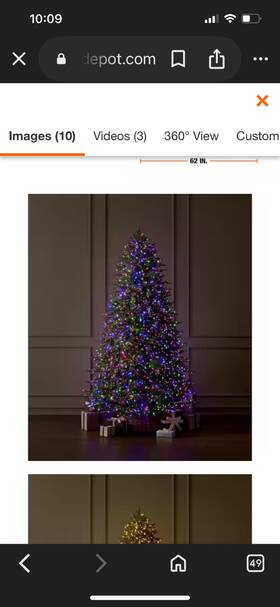 21le31010 Home Decorators Collection 9 Ft Grand Duchess Balsam Christmas Tree