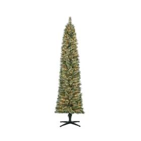 Tv70m2638c01 Home Heritage 7ft Stanley Slim Pre-lit Pencil Christmas Tree Artificial