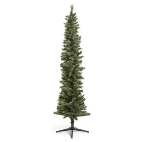 Tv70m2638m01 Home Heritage 7ft Stanley Slim Pre-lit Pencil Christmas Tree Artificial