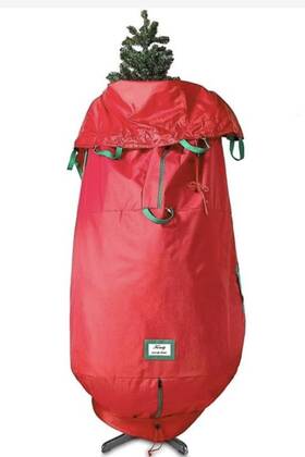 Home Organizing Solutions 664979894208 Upright Christmas Tree Storage Bag Heavy Duty Tear Proof-holds Up To 9 Foot