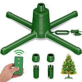 Hopoco 761062799546 2024 Upgrade Rotating Christmas Tree Stand For 6ft 7.5ft 9ft Artificial