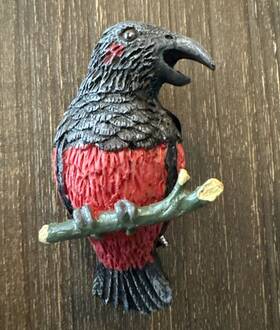 Horrornaments 810085920113 Dracula Parrot 2021 Collectable Christmas Halloween Ornament Box
