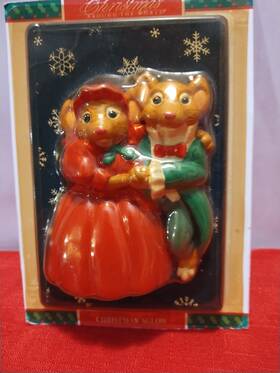 House Of Lloyd 530404 Vintage Christmas Aglow 3d Light Switchplate Cover Holiday Mouse