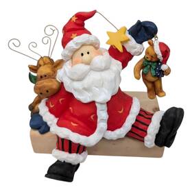 542553 House Of Lloyd Christmas Around The World Santa Friends Stocking Hanger