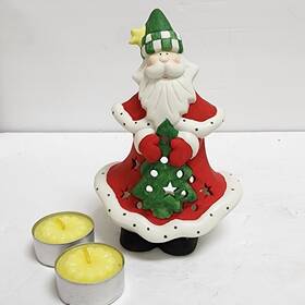 310530 House Of Llyod Lloyd Christmas Around The World Santa Lights Way With 2 Tea