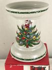 Hp306 Mikasa Christmas Treats Pillar Candle Holder Original Box Japan