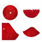 Hyie7jd Mrxlwhome Tree Skirts Christmas Red Inch Round Holiday Decorations Burlap