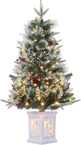 Idealhouse 198723157207 3 Ft Pre-lit Christmas Tree Artificial Trees With Lighting Xmas