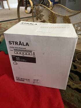 203.073.96 Ikea Strala Christmas Angel Fairy Lighted Anna Efverlund Articulating Decor