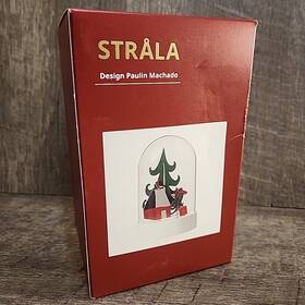 205.629.33 Ikea Str La Led 7 Inch Christmas Table Forest Dome Battery Operation New