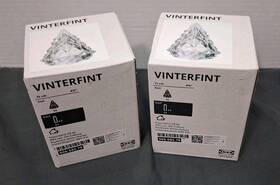 Ikea 906.085.79 Vinterfint Led Christmas Tree 4 1/4 Inch Decorative Light Brand New Lot Of 2