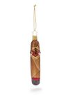 Inge Glas Sur La Table Cigar Mouthblown Glass Christmas Ornament