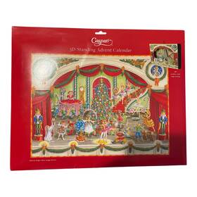 Adv-251 Ingrid Slyder Caspari Advent Calendar Nutcracker Christmas Ballet By 43 X 32cm
