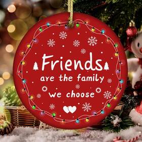Insnatusig 717205928847 Friend Christmas Ornament Good Friends Bestie Ornaments Friendship Xmas Decor