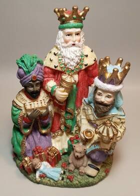Sc19 International Resourcing Services Inc. The Santa Claus Collection Three Magi Spain Christmas With Box
