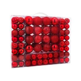 Isulife 643459441163 87ct Christmas Ball Ornaments Set Shatterproof Seasonal Hanging Decorations W