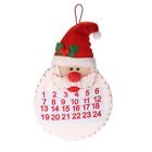 Ivr1219408842069zr Festnight Bearded Xmas Santa Claus Advent Calendar Countdown Wall Hanging